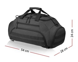 Protector Plus S437 Seyahat Spor Sırt Çantası 35L Siyah - Thumbnail