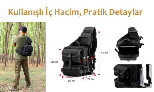 Protector Plus Taktik Çanta (siyah)