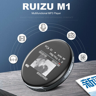 Ruizu M1 Mini Hoparlörlü Bluetooth MP3 Çalar 8GB - Thumbnail