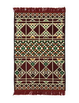 Shark Anatolia - Shark Anadolu Baklava Kilim Bordo