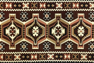 Shark Anadolu Kafkas Kilim Kahve - Thumbnail