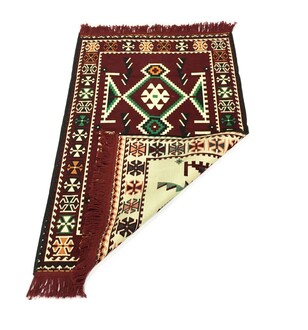 Shark Anadolu Kilim Bordo - Thumbnail