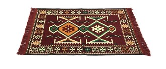 Shark Anadolu Kilim Bordo - Thumbnail