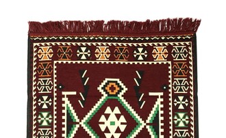 Shark Anadolu Kilim Bordo - Thumbnail