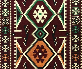 Shark Anadolu Kilim Bordo - Thumbnail