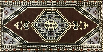 Shark Anadolu Oryantal Kilim Kahve - Thumbnail