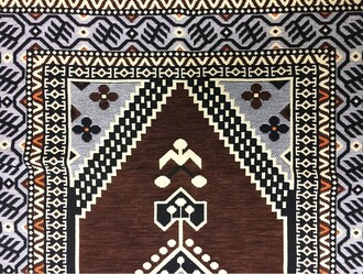 Shark Anadolu Oryantal Kilim Kahve - Thumbnail