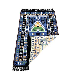 Shark Anadolu Seccade Kilim 12 Mavi - Thumbnail