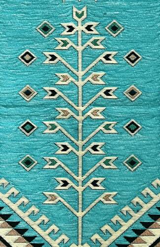 Shark Anadolu Seccade Kilim 12 Turkuaz