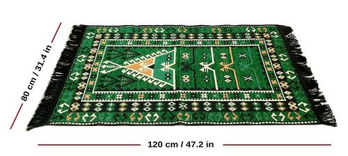 Shark Anadolu Seccade Kilim 13 Yeşil