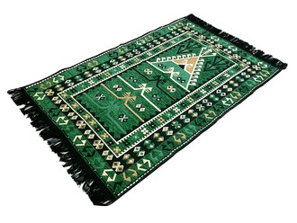 Shark Anadolu Seccade Kilim 13 Yeşil - Thumbnail