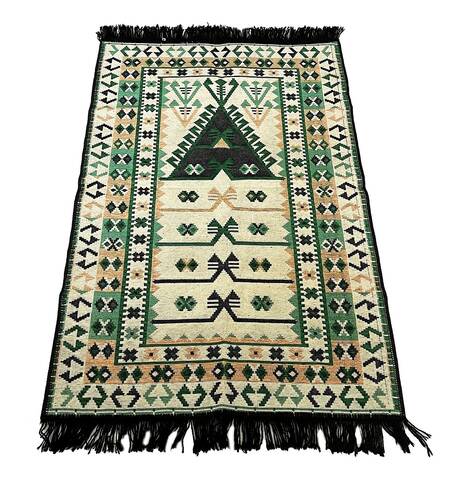 Shark Anadolu Seccade Kilim 13 Yeşil