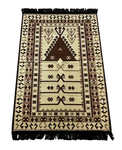 Shark Anadolu Seccade Kilim 15 Kahve