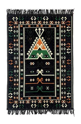 Shark Anadolu Seccade Kilim 16 Siyah