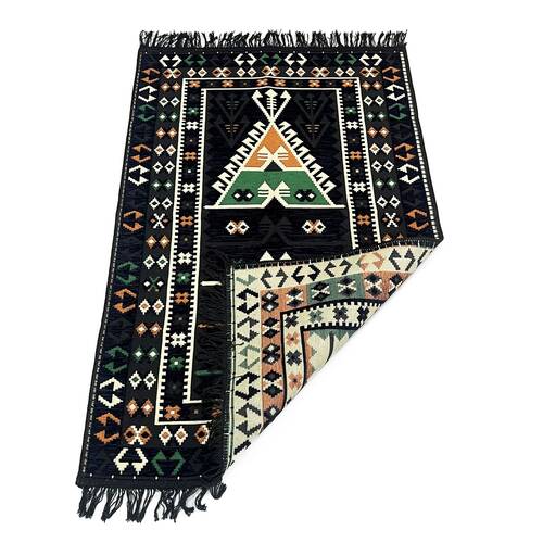 Shark Anadolu Seccade Kilim 16 Siyah