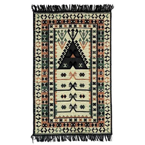 Shark Anadolu Seccade Kilim 16 Siyah