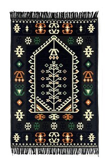 Shark Anatolia - Shark Anadolu Seccade Kilim 17 Siyah