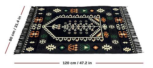 Shark Anadolu Seccade Kilim 17 Siyah