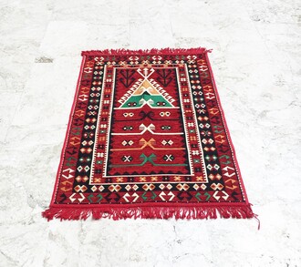 Shark Anadolu Seccade Kilim 4 - Thumbnail