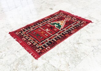 Shark Anadolu Seccade Kilim 4 - Thumbnail