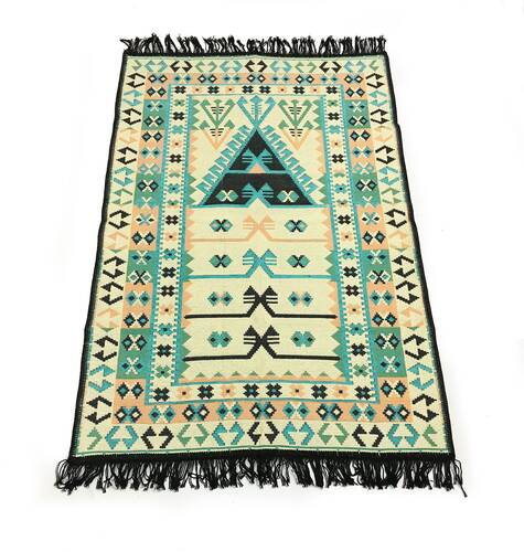 Shark Anadolu Seccade Kilim 6 Turkuaz