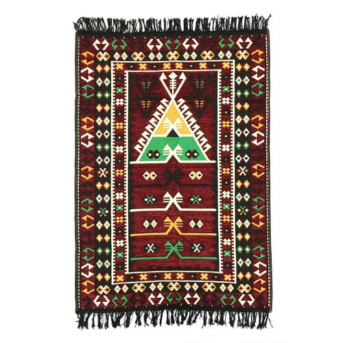 Shark Anadolu Seccade Kilim 7 Bordo