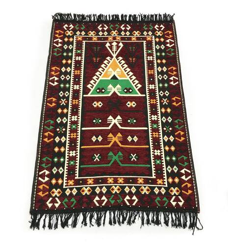 Shark Anadolu Seccade Kilim 7 Bordo