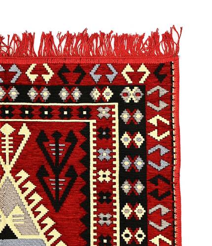 Shark Anadolu Seccade Kilim 9 Kırmızı – Mavi