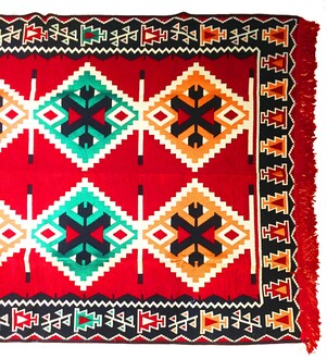 Shark Anadolu Zeugma Kilim 120x200 - Thumbnail