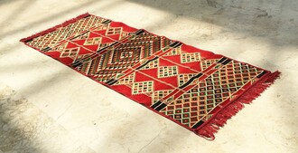 Shark Anatolia Baklava Kilim - Thumbnail