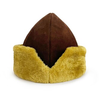 Shark Anatolia - Shark Anatolia Genuine Leather Börk Hat Dark Nubuck Brown