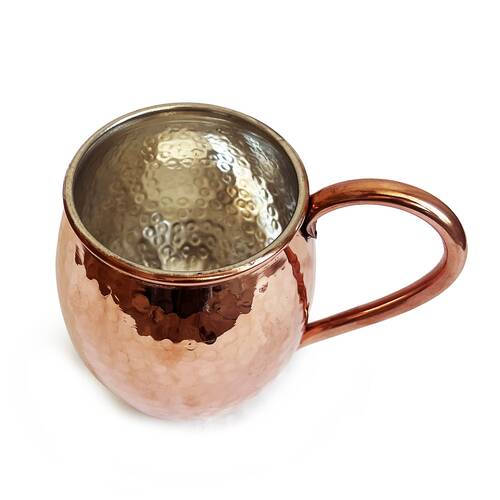 Shark Anatolia El Dövmesi Bakır Kupa Bardak Moscow Mule Mug