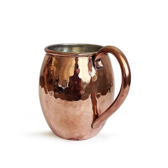 Shark Anatolia El Dövmesi Bakır Kupa Bardak Moscow Mule Mug - Thumbnail