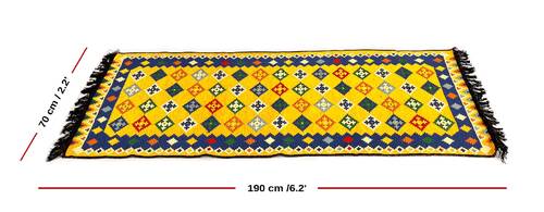 Shark Anatolia Katar Kilim Hardal 70x190 cm