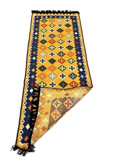 Shark Anatolia Katar Kilim Hardal 70x190 cm - Thumbnail