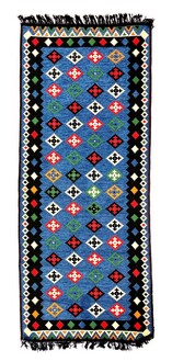 Shark Anatolia - Shark Anatolia Katar Kilim Mavi 70x190 cm