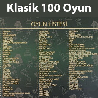 Star 100 Klasik Oyun Seti - Thumbnail