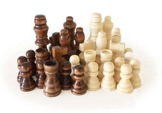 Star Oyun - Wooden Chess Pieces Set No:2