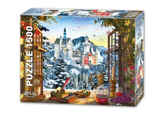 Star Oyun - Star Oyun Dağdaki Şato 1500 Parça Puzzle