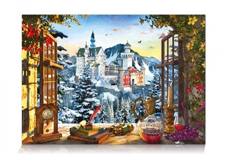 Star Oyun Dağdaki Şato 1500 Parça Puzzle - Thumbnail