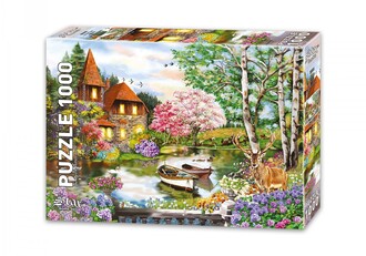 Star Oyun - Star Oyun Göl Evi 1000 Parça Puzzle