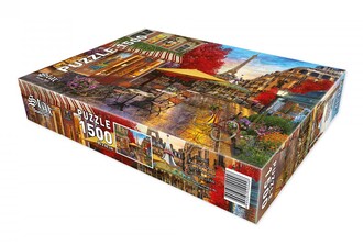 Star Oyun Paris'te Akşamüstü 1500 Parça Puzzle - Thumbnail