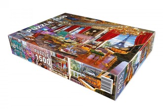 Star Oyun Paris'te Bir Konak 1500 Parça Puzzle - Thumbnail