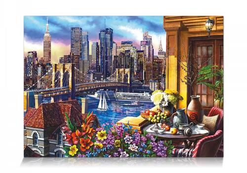 Star Oyun Uyumayan Şehir Brooklyn 2000 Parça Puzzle