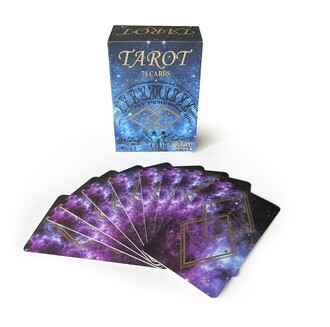 Star Tarot Fal Kartı Oyun Kağıdı 78 Kart - Thumbnail