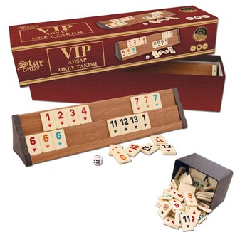 Star Oyun - Star VIP Wooden Rummikub Set