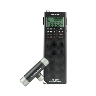 Tecsun - Tecsun PL-360 Portatif Radyo Siyah FM AM SW MW LW