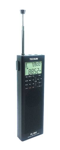 Tecsun PL-360 Portatif Radyo Siyah FM AM SW MW LW