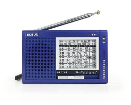 Tecsun R-911 Dünya Radyosu Mavi