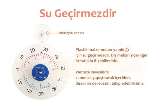 TFA Pencere Termometresi Vantuzlu